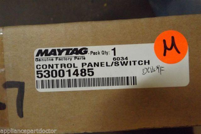 MAYTAG MICROWAVE 53001485 CONTROL PANEL SWITCH NEW IN BOX MAYTAG MICROWAVE 53001485 CONTROL PANEL SWITCH NEW IN BOX
